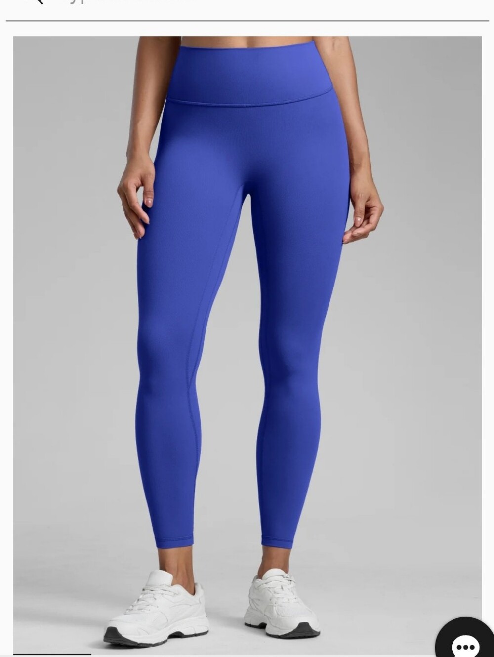 CRZYOGA High-Rise Active Leggings in Royal Blue SZ M 25 IN INSEAM